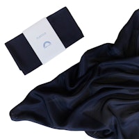 Spieltuch Seide schwarz mittel 89 x 89 cm
