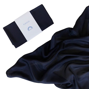 Spieltuch Seide schwarz mittel 89 x 89 cm