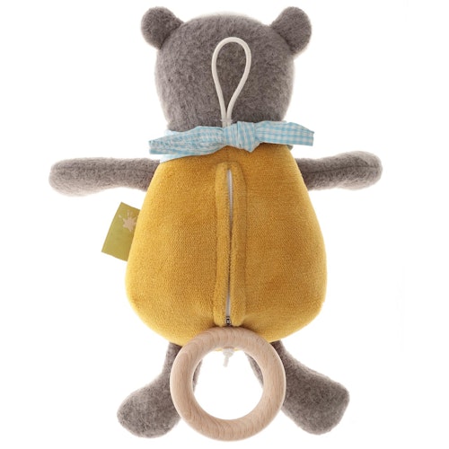 Bio Spieluhr Kuscheltier Dachs Brahms Wiegenlied 23 cm