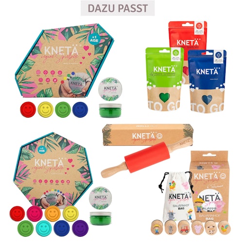 Knetstempel Holz 6er-Set Bauernhof