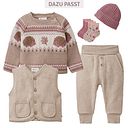 Vorschaubild Fleece-Hose beige