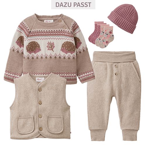 Fleece-Hose beige