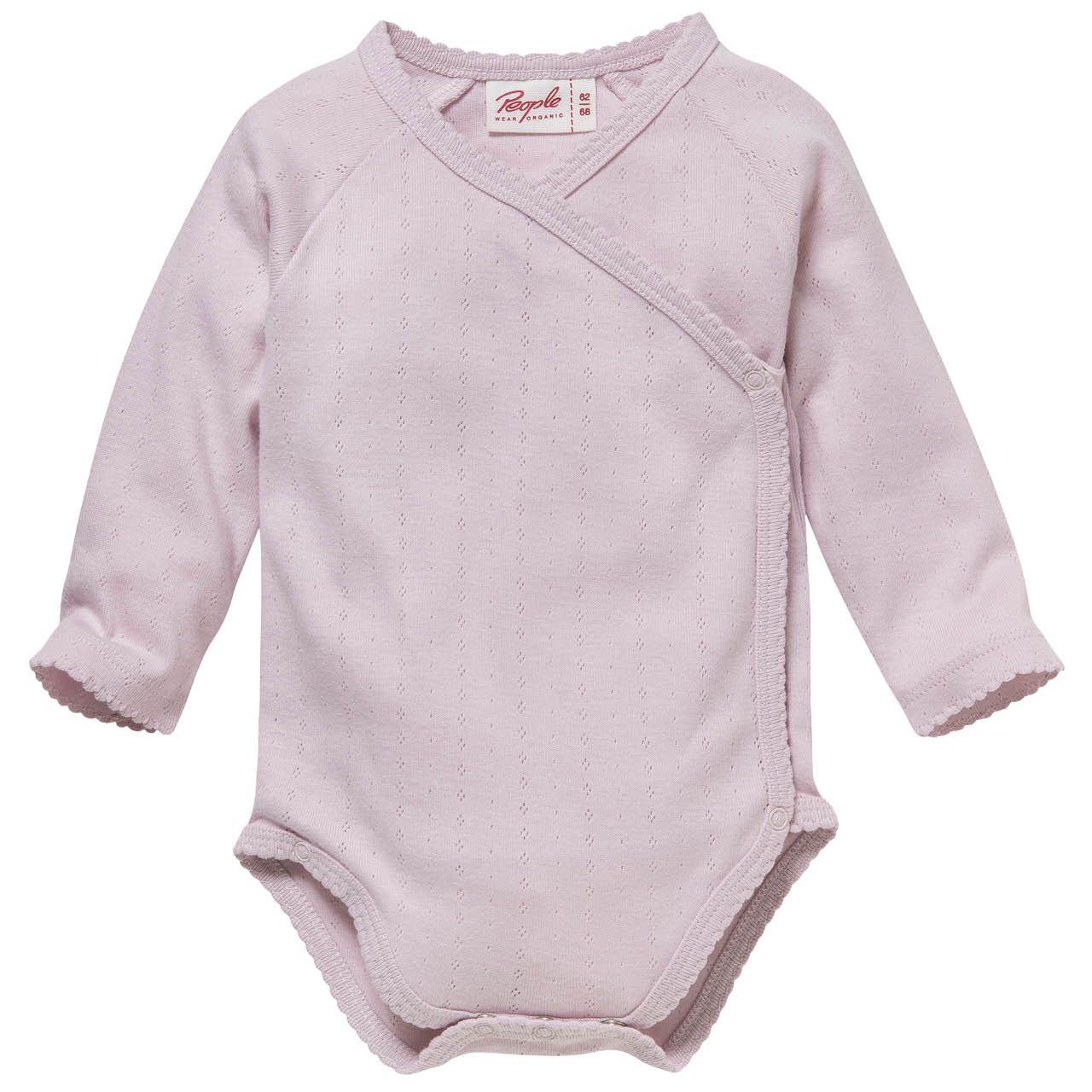Wickelbody People Wear Organic langarm Bio-Baumwolle