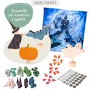 Vorschaubild Spieltuch Bio-Baumwolle Halloween gruselig 100 x 100 cm