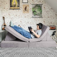 Funzy Spielsofa 4-teilig Grau