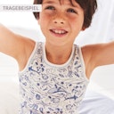 Vorschaubild Kinder Interlock Unterhemd Weltall