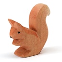 Vorschaubild Eichhörnchen sitzend Holzfigur 4,7 cm hoch