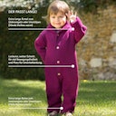 Vorschaubild Woll Fleece Overall mitwachsend
