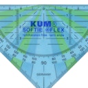 Vorschaubild Geodreieck Softie Flex blau