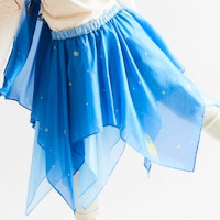 Sternen Feenrock aus Seide