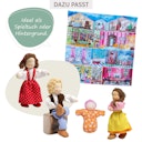 Vorschaubild Spieltuch Bio-Baumwolle Puppenhaus 100 x 100 cm