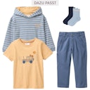 Vorschaubild Sweat Hoodie blau gestreift