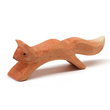 Eichhörnchen springend Holzfigur 3 cm hoch
