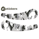 Vorschaubild Sticker "Camo grau" für Wishbone recycled black bikes