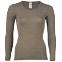 Vorschaubild Damen Wolle Seide Langarmshirt