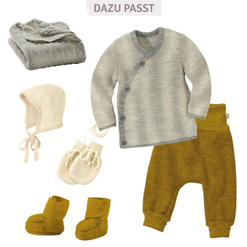 Strick Häubchen Schurwolle