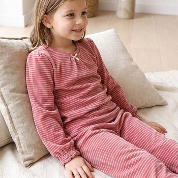 Warmer Schlafanzug Nicki Ringel beere