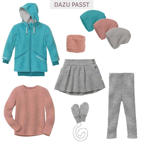 Kinder Strick-Beanie Schurwolle