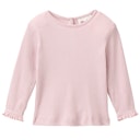 Vorschaubild Edles Ripp Langarmshirt Blümchen