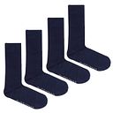 Vorschaubild Socken 4er-Pack uni blau 37/40