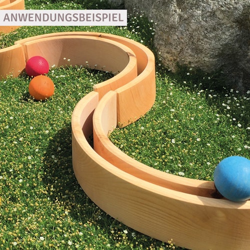 Großes Bogenspiel natur 36,5 cm, 12-teilig