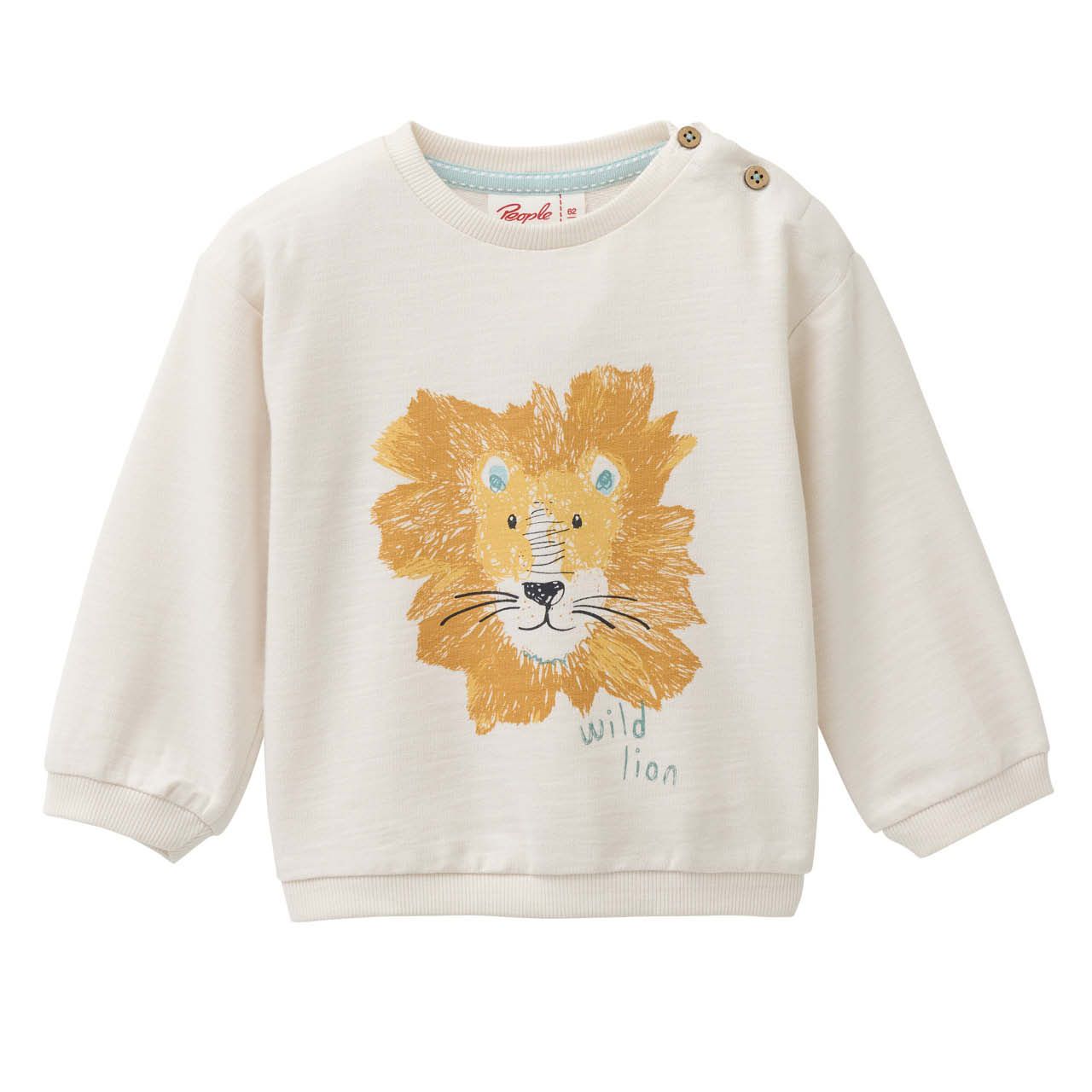 Pullover People Wear Organic langarm Sweat Motiv