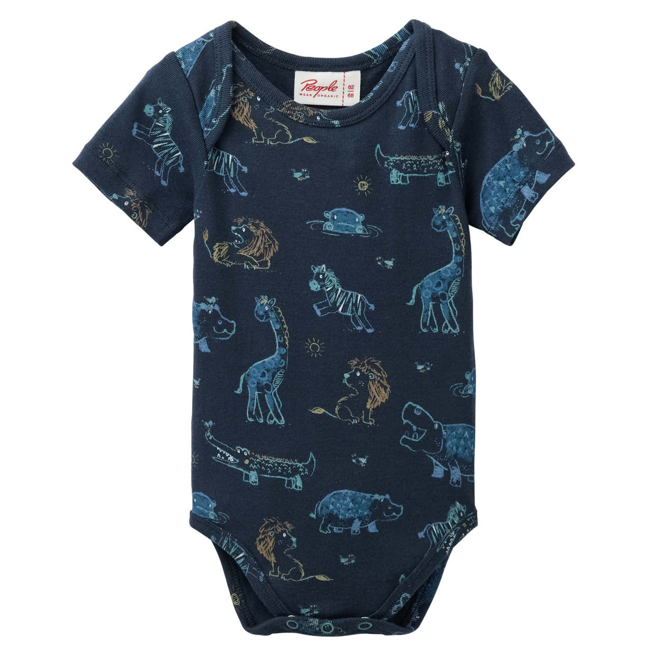 Leichter Kurzarmbody Ringel