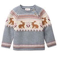 Pullover People Wear Organic Strick langarm Motiv