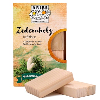 Zedernholz Duftblöcke 4er Set