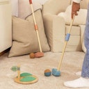 Vorschaubild Minigolf-Set aus Kork mit 2 Schlägern