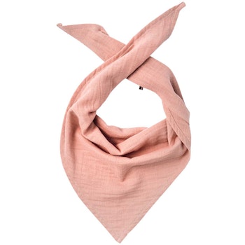Großes Dreiecktuch Musselin rosa