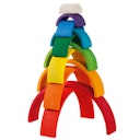 Vorschaubild Regenbogen Bausteine 11 teilig 33,5 cm