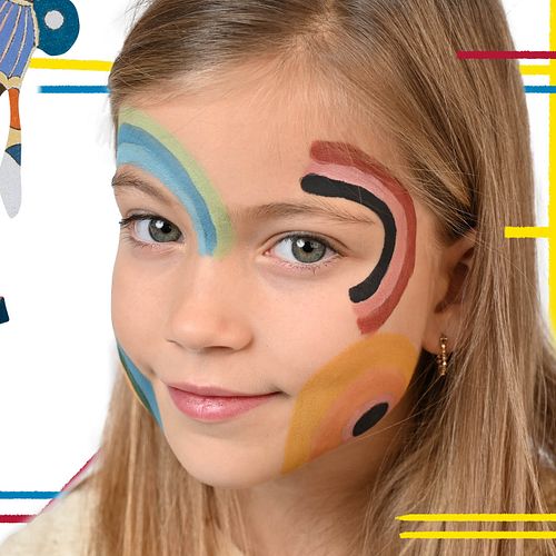 Bio Kinderschminke 6 Farben Schminkpalette