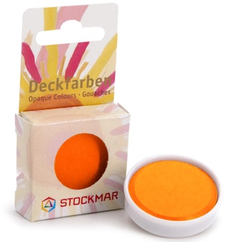 Wasserfarbe Farbnapf Orange