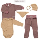 Vorschaubild Babyjacke Wolle Seide mit Bündchen