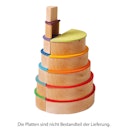 Vorschaubild Großes Bogenspiel natur 36,5 cm, 12-teilig