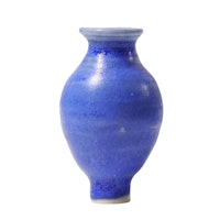 Grimms Stecker Blaue Vase Keramik für Geburtstagsring