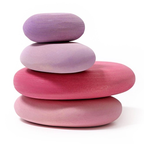 Flamingokiesel 4 Stk. Balance- & Stapelspiel