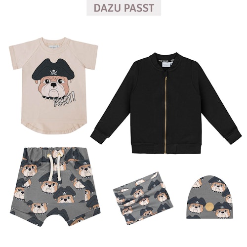 Shorts Kängurutaschen Hund