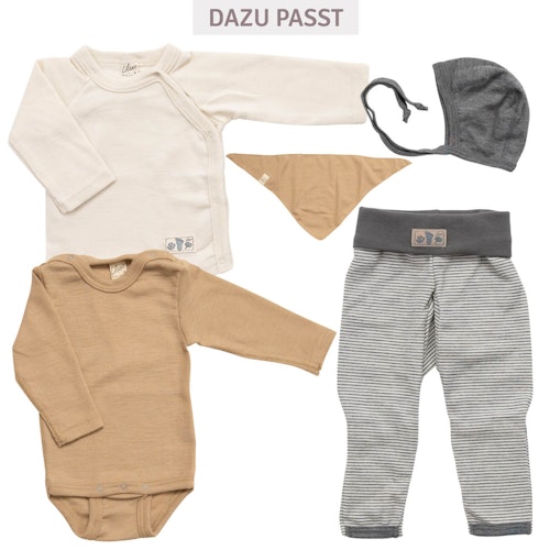 Wolle Seide Babymütze