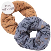 Wende Schlauchschal Grizzlys rauchblau 29x25cm