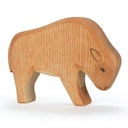Vorschaubild Bison klein Holzfigur 7,5 cm