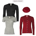 Vorschaubild Damen Wolle Seide Cardigan