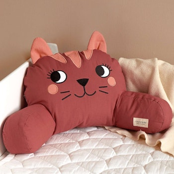 Sitzkissen für Kinderwagen und Bett – Katze