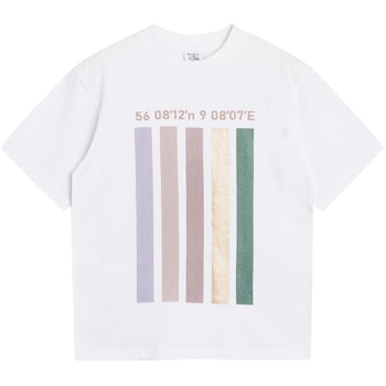 Weiches T-Shirt Druck weiß