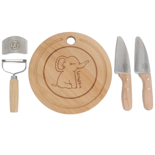 Edelstahl Küchenmesser Kinder Set 5-tlg