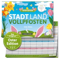 Stadt Land Vollpfosten- Oster Edition A4 ab 9