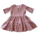 Vorschaubild Flatterkleid Musselin 3/4 Arm