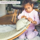 Vorschaubild Wobbel Kissen Orginal uni oliv-grün