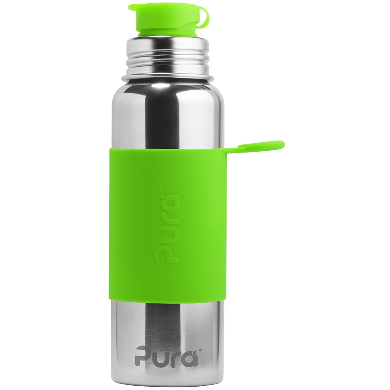 MNSRUU Isolierte Edelstahl-Trinkflasche 20 Oz – Mit Strohhalm, Tropisches Design, 24h Kalt, 8h Warm